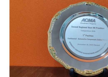 ACMA awards Continental for Employee Engagement during the pandemic