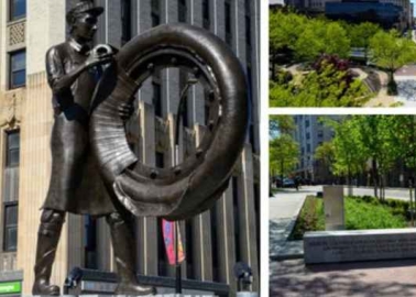 Akron Relives History After Unveiling Rubber Worker Statue