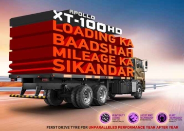 Apollo Tyres launches cross ply lug tyre for aftermarket