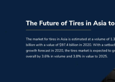 Asian tyre market to grow by 3.6% in volume and 3.8% in value up to 2025, says Smithers market report