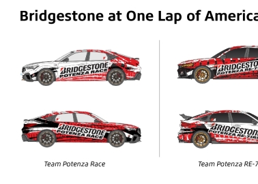 Bridgestone participates in Tire Rack One Lap of America with 2 teams