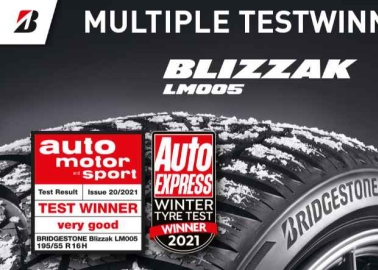 Bridgestone’s Blizzak Winter Tyre Bags Multiple Awards In Europe