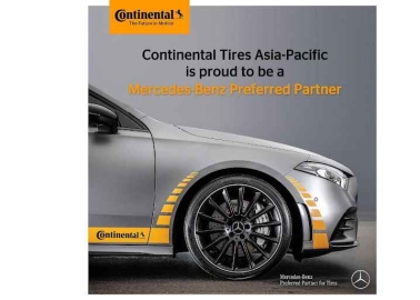 Continental Tires Is Preferred Mercedes-Benz Partner in APAC Markets