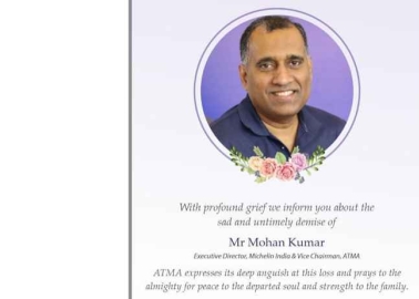 G Mohan Kumar, ED, Michelin India loses battle to COVID-19