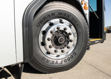 Goodyear Brings Out EV Bus Tyre