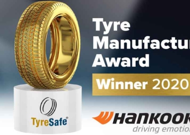 Hankook Tyre UK wins TyreSafe’s tyre manufacturer award 2020