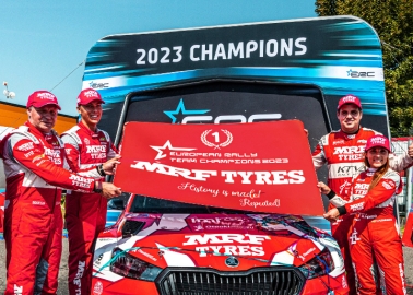 MRF Wins 023 FIA European Rally Champions