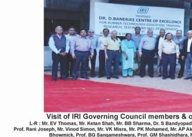 ROLE OF INDIAN RUBBER INSTITUTE IN SKILL DEVELOPMENT – DR. D BANERJEE CENTRE OF EXCELLENCE, AT JSS SCIENCE & TECHNOLOGY UNIVERSITY CAMPUS, MYSORE