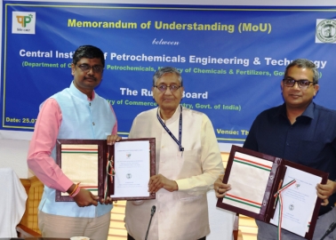 Rubber Board and the Central Institute of Petrochemical Engineering and Technology sign MoU