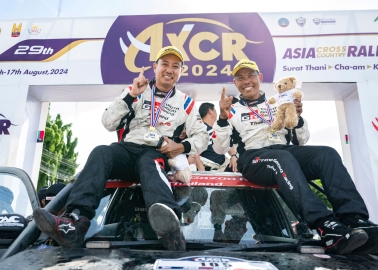 Sumitomo Rubber Cheers TOYOTA GAZOO RACING THAILAND’s Rally Win