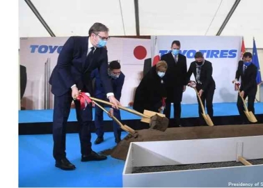 Toyo Tire performs groundbreaking ceremony for Serbia plant