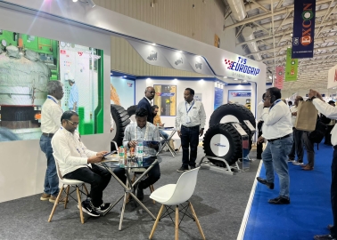  TVS Eurogrip Exhibits Latest Construction Range Of Tyres At EXCON 2023