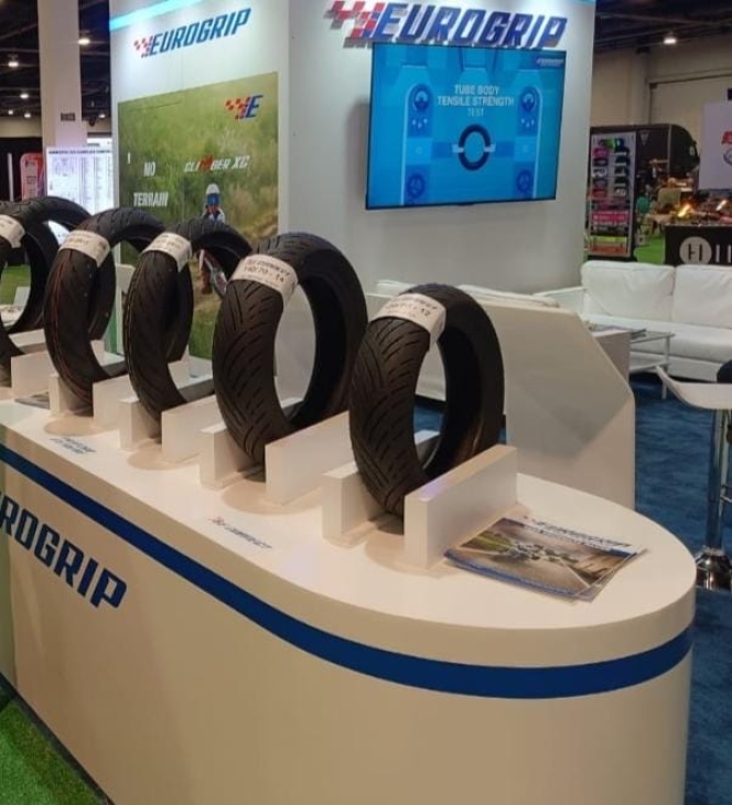 Eurogrip Showcases Flagship Two-Wheeler Tyre Range At AIMExpo 2025