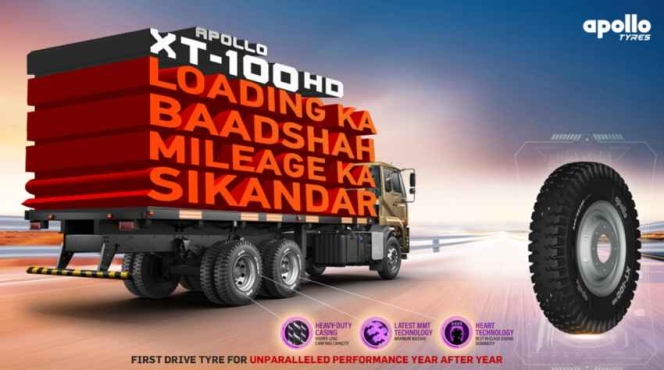 Apollo Tyres launches cross ply lug tyre for aftermarket