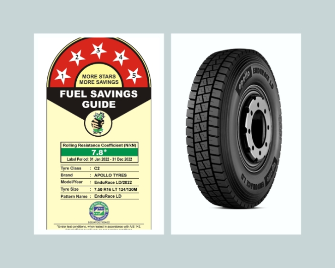 Apollo Tyres LCV Tyres Earn 5-star Rating