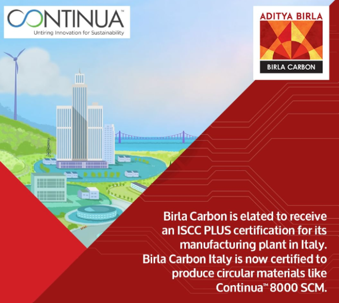 Birla Carbon Italy Plant Gets ISCC PLUS Certification