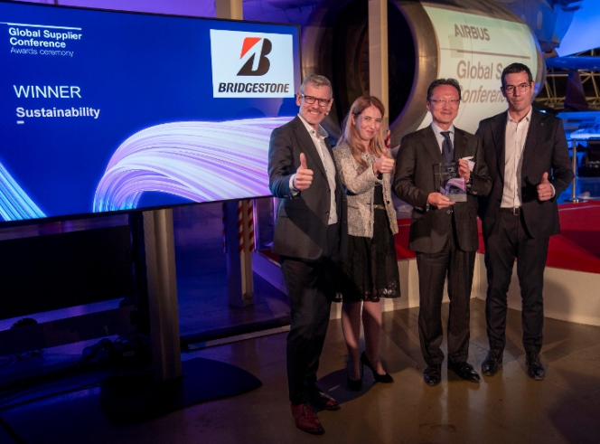 Bridgestone Bags Supplier Award from Airbus