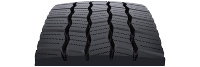 Bridgestone Unveils BDR-AD3 Retread for Delivery Fleets