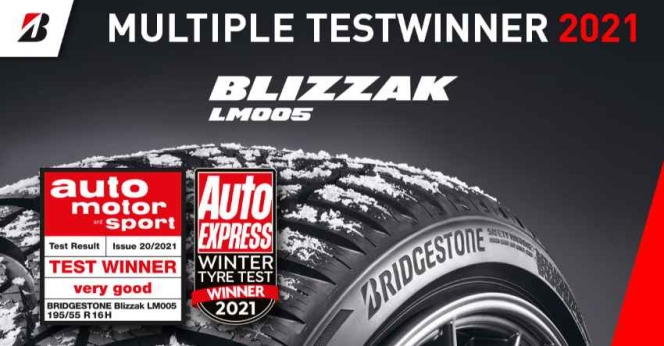 Bridgestone’s Blizzak Winter Tyre Bags Multiple Awards In Europe