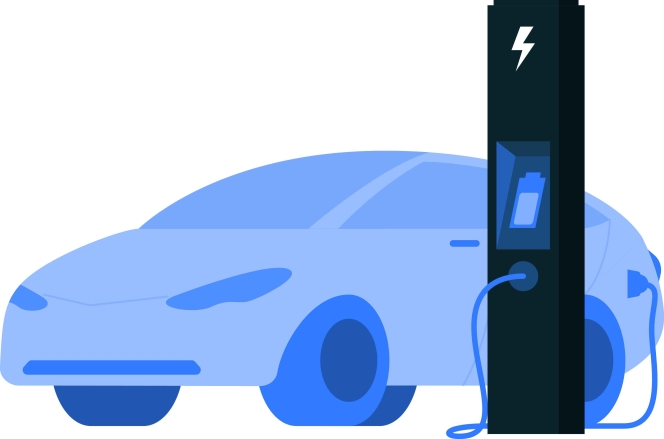 ELECTRIC CARS ARE UPSTREAM, SO THEIR TYRES IN FRONT TO SAY TOO MUCH .