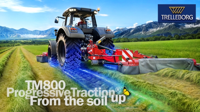 Trelleborg Tires Expands TM800 ProgressiveTraction Tractor Tyre Range