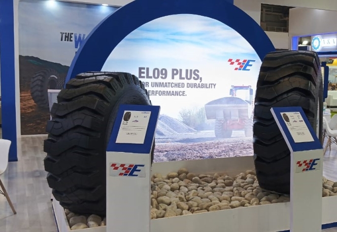 TVS Eurogrip Displays Range Of Construction Tyres At Bauma CONEXPO 2024