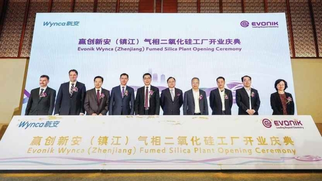 Evonik And Wynka Start Fumed Silica Production In China