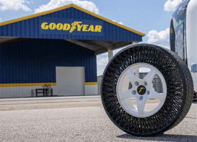 Goodyear And Local Motors Introduce Industry’s First Airless Tyre And Wheel Assembly