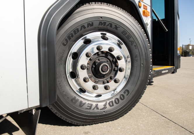 Goodyear Brings Out EV Bus Tyre