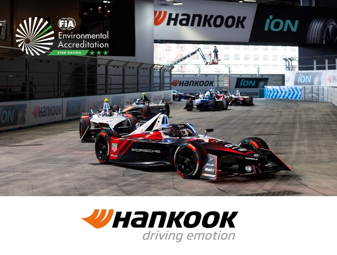 Hankook Tire Receives FIA Three Star Environmental Accreditation