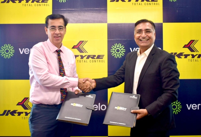 JK Tyre To Provide Comprehensive Mobility Solutions For Vertelo’s EV Fleet