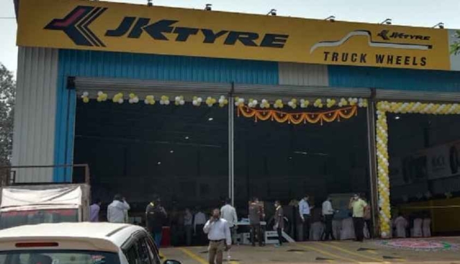 JK Tyre opens truck wheels centre near Mumbai