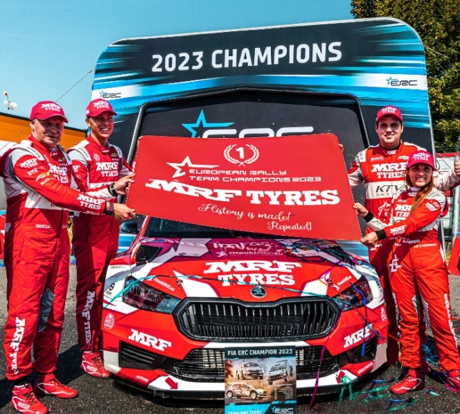 MRF Wins 023 FIA European Rally Champions