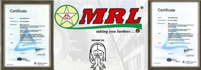 MRL Tyres Receives Two ISO Certificates