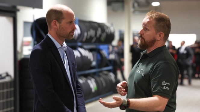 Prince William with Gunnlaugur Erlendsson, Founder and CEO of ENSO