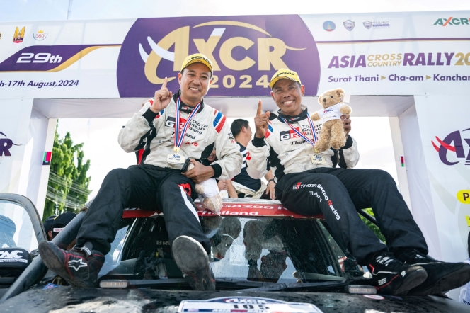 Sumitomo Rubber Cheers TOYOTA GAZOO RACING THAILAND’s Rally Win