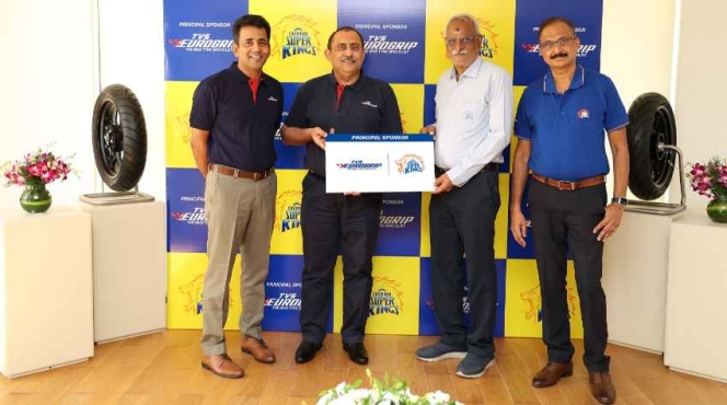 TVS Eurogrip Associates With CSK As Principal Sponsor