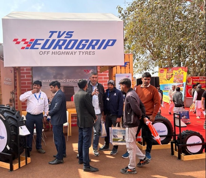 TVS Eurogrip Showcases Cutting-Edge Agri and Off-Highway Tyres at Krishi Darshan Expo