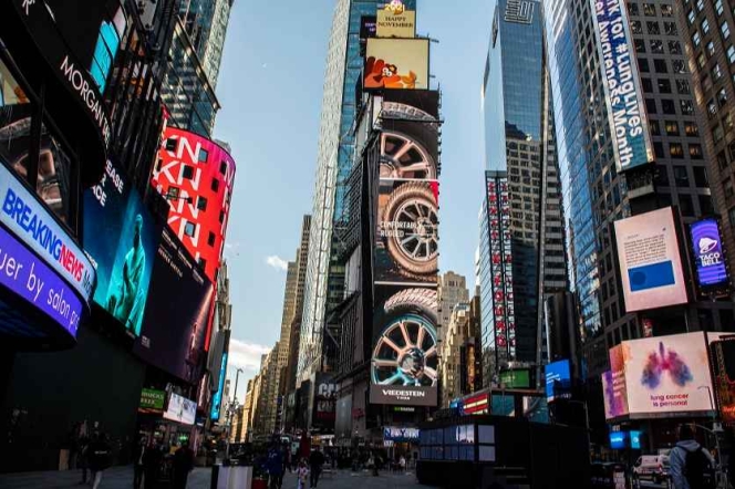 Vredestein Pinza AT Tyre Makes Debut At Times Square, New York