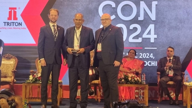 Tyre Industry Veteran P K Mohamed Honoured With Hancock Medal 2024